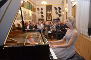 Anna Lipiak - 1245th Liszt Evening, Music and Literature Club in Wroclaw 20th March  2017. Photo by Waldemar Marzec.